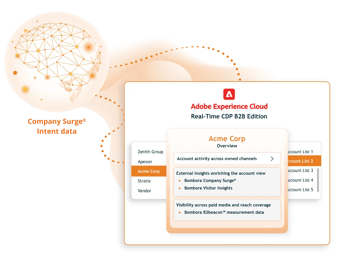 Adobe intent data
